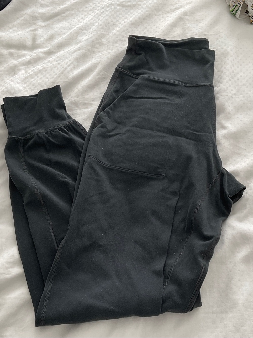 lululemon athletica gray align joggers size 6 guc